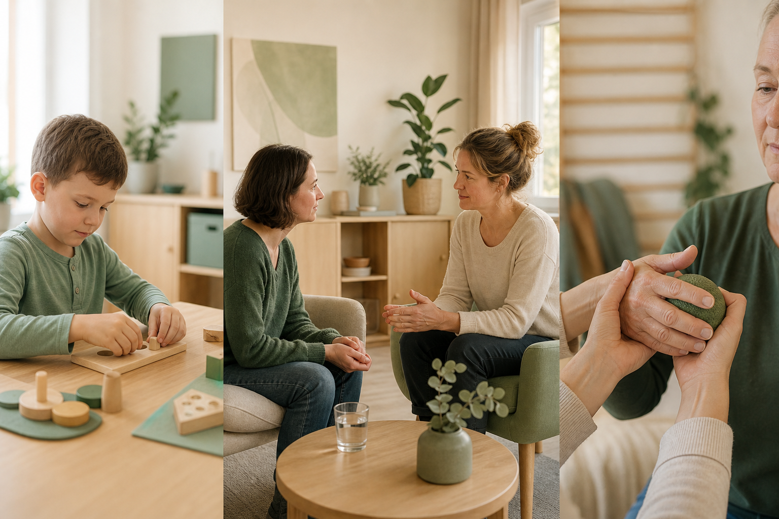 Alltagsnahe Ergotherapie für Kinder und Erwachsene